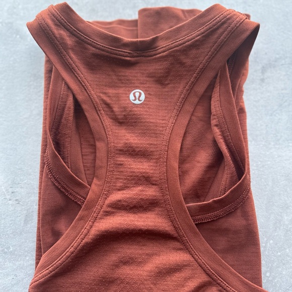 Dark orange lululemon tank top - Picture 3 of 8